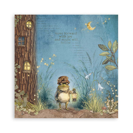 Bloc de papiers Hidden Grove recto seul - 20,3x20,3 cm - 22 feuilles