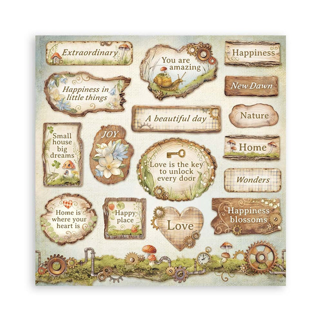 Paperpad Hidden Grove Enkelzijdig - 20,3x20,3 cm - 22 vellen