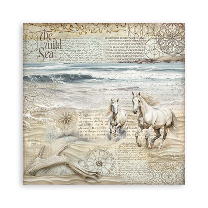 Paperpad Silent Sea Enkelzijdig - 20,3x20,3 cm - 22 vellen