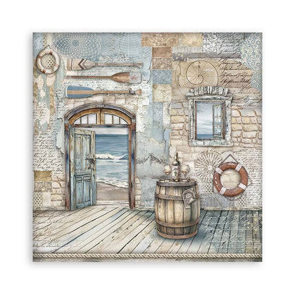 Paperpad Silent Sea Enkelzijdig - 20,3x20,3 cm - 22 vellen