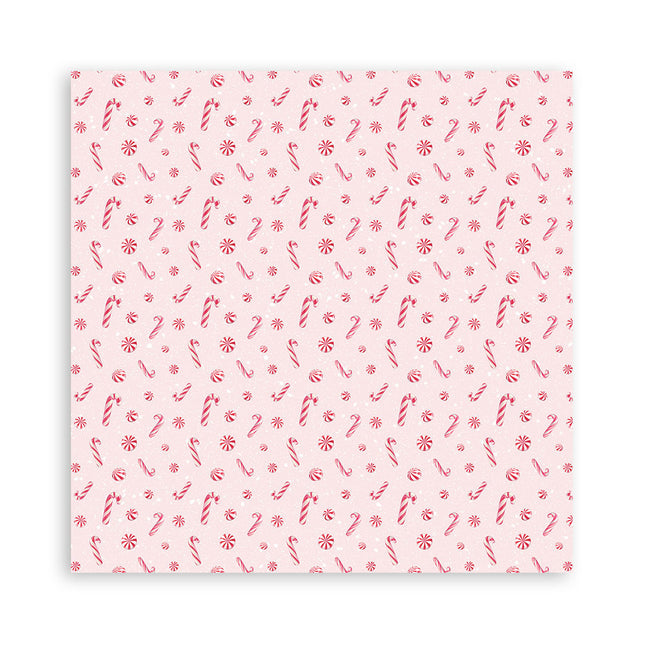 Paperpad Candy Christmas Enkelzijdig - 20,3x20,3 cm - 22 vellen
