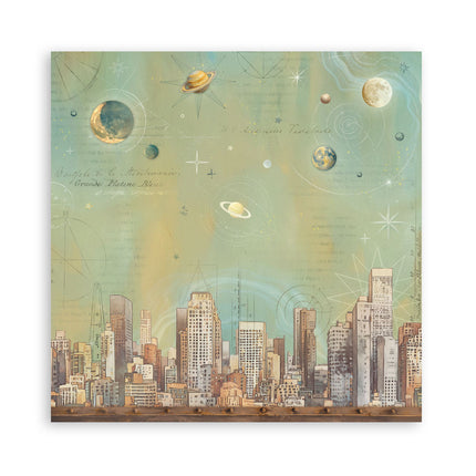 Bloc de scrapbooking 22 feuilles cm 20,3X20,3 (8"X8") recto simple A new Beginning