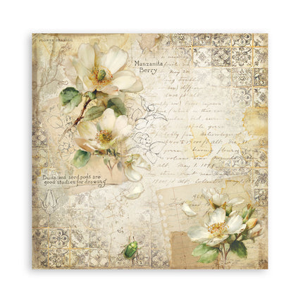 Bloc imprimé pour scrapbooking et loisirs créatifs, 22 feuilles, cm 20,3X20,3 (8"X8"), recto seul - All Around