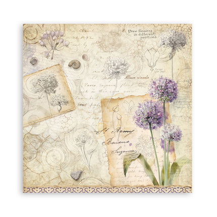 Bloc imprimé pour scrapbooking et loisirs créatifs, 22 feuilles, cm 20,3X20,3 (8"X8"), recto seul - All Around