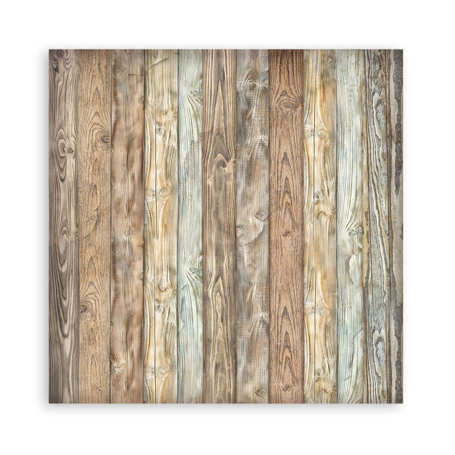 Bloc imprimé de scrapbooking pour loisirs créatifs 22 feuilles cm 20,3X20,3 (8"X8") Recto simple Symphony