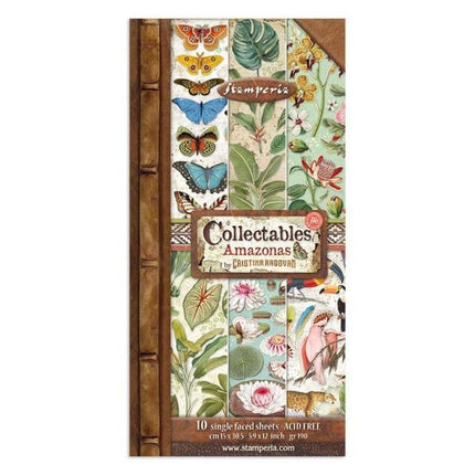 Collectables, 10 feuilles cm 15x30,5 (6”x12”) Amazonia