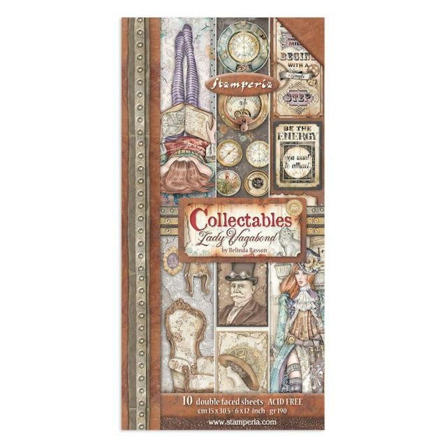 Collectables, 10 feuilles de 15x30,5 cm (6”x12”) - Lady Vagabond Lifestyle