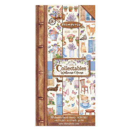 Collectables 10 feuilles 15x30,5 (6”x12”) - Create Happiness Welcome Home