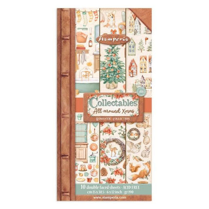 Collectables 10 feuilles 15x30,5 (6”x12”) - All Around Christmas