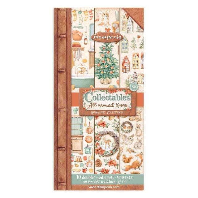 Collectables 10 feuilles 15x30,5 (6”x12”) - All Around Christmas