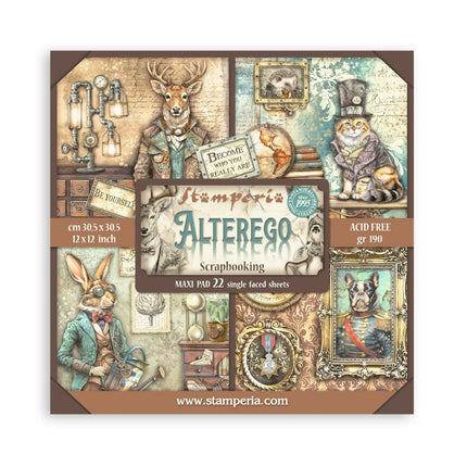 Paperpad Alterego Enkelzijdig - 30,5x30,5 cm - 22 vellen