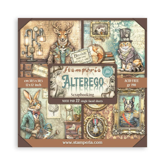 Paperpad Alterego Enkelzijdig - 30,5x30,5 cm - 22 vellen