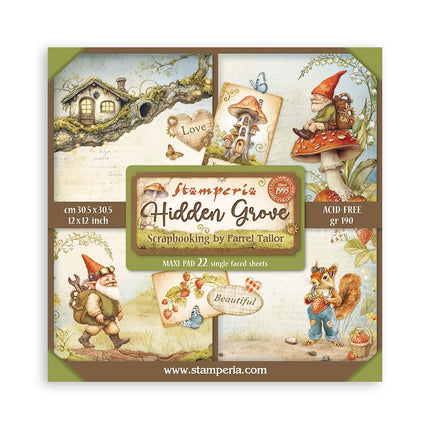 Paperpad Hidden Grove Enkelzijdig - 30,5x30,5 cm - 22 vellen