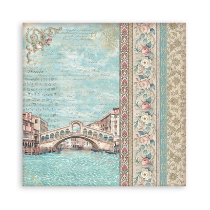 Paperpad Venice City of Art Enkelzijdig - 30,5x30,5 cm - 22 vellen