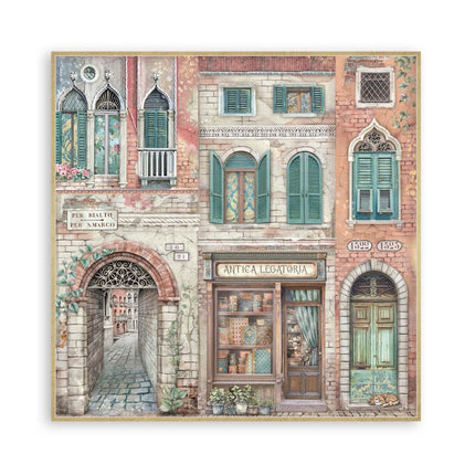 Paperpad Venice City of Art Enkelzijdig - 30,5x30,5 cm - 22 vellen