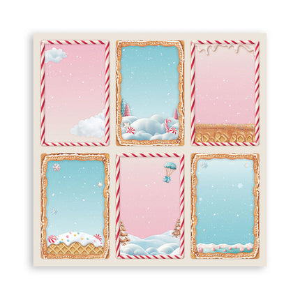 Paperpad Candy Christmas Enkelzijdig - 30,5x30,5 cm - 22 vellen