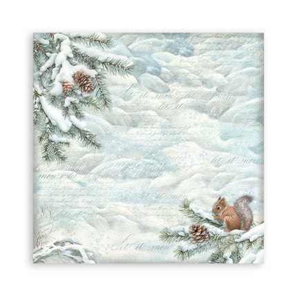 Bloc de papiers The Owl's House recto seul - 30,5x30,5 cm - 22 feuilles