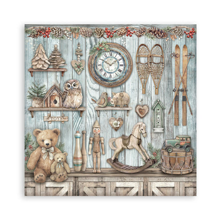 Bloc de papiers The Owl's House recto seul - 30,5x30,5 cm - 22 feuilles