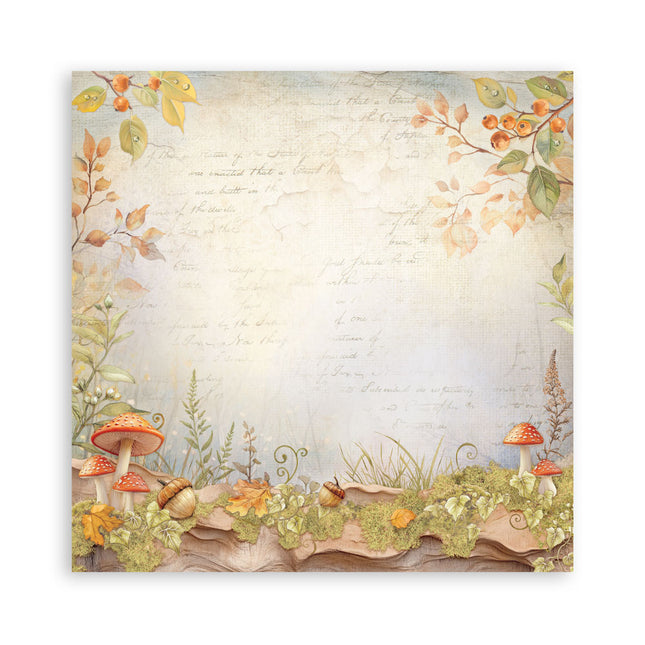 Paperpad Whispering woods Enkelzijdig - 30,5x30,5 cm - 22 vellen