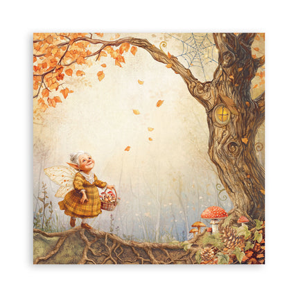 Paperpad Whispering woods Enkelzijdig - 30,5x30,5 cm - 22 vellen