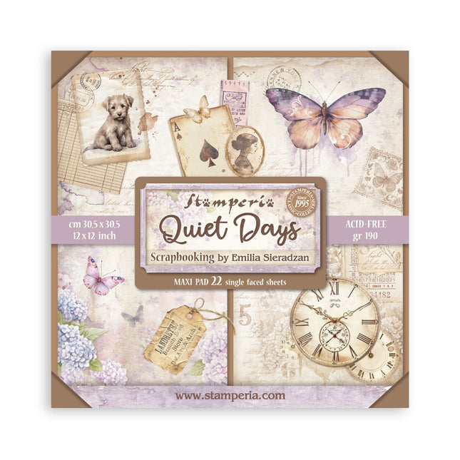 Paperpad Quiet Days Enkelzijdig - 30,5x30,5 cm - 22 vellen