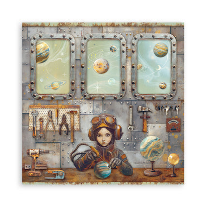 Scrapbooking Pad 22 sheets cm 30,5x30,5 (12"x12") Single face - A new Beginning