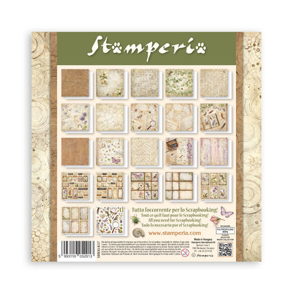 Bloc imprimé pour scrapbooking et loisirs créatifs, 22 feuilles, cm 30,5x30,5 (12"x12"), recto seul - All Around
