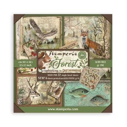 Paperpad Forest Enkelzijdig - 30,5x30,5 cm - 22 vellen