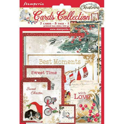 Collection de cartes - Noël romantique