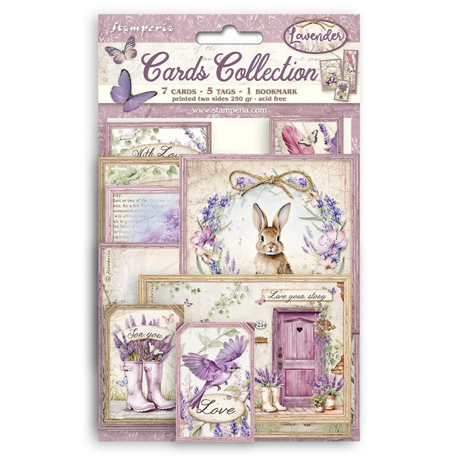Collection de cartes - Lavande