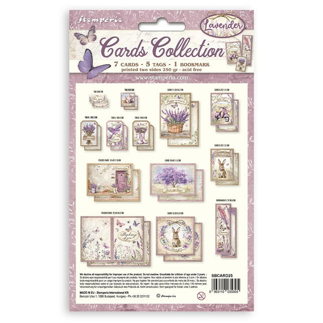 Collection de cartes - Lavande