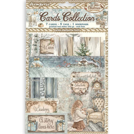Collection de cartes illustrées - White Christmas