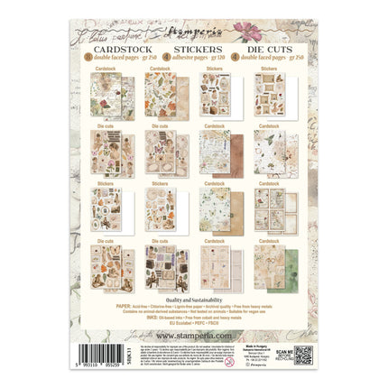 Junk journal artistique imprimé : autocollants, découpages, arrière-plans pour l’art et les loisirs créatifs - Flowers and Poems