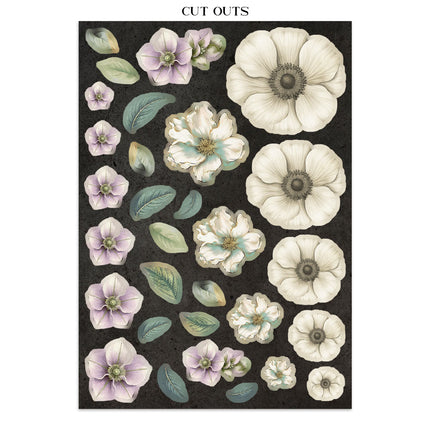 Points d’intérêt pour junk journal en art imprimé pour les loisirs créatifs A5 - Jardins du Temps