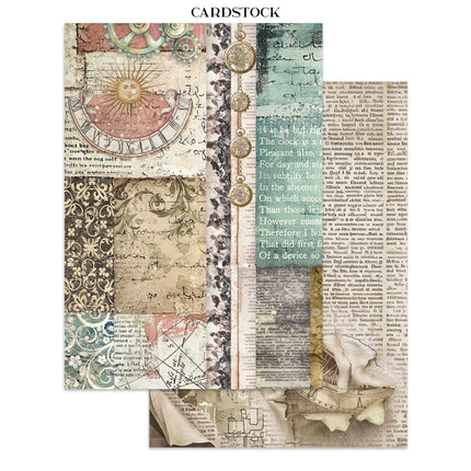 Points d’intérêt pour junk journal en art imprimé pour les loisirs créatifs A5 - Jardins du Temps