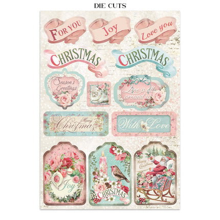 Points forts d’art imprimés pour junk journal, loisirs créatifs, A5 - Winter Magic
