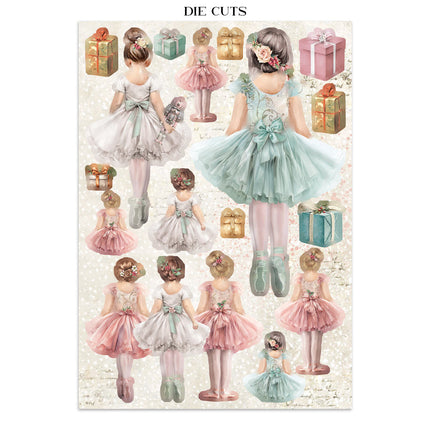 Points forts d’art imprimés pour junk journal, loisirs créatifs, A5 - Winter Magic