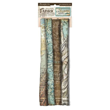 Lot de 4 feuilles de tissu cm 30x30 - Sir Vagabond Aviator
