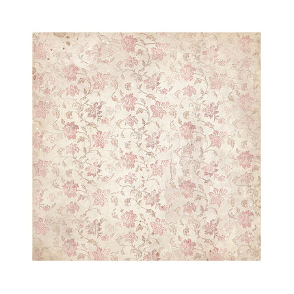 Lot de 4 feuilles de tissu cm 30x30 - Romance Forever