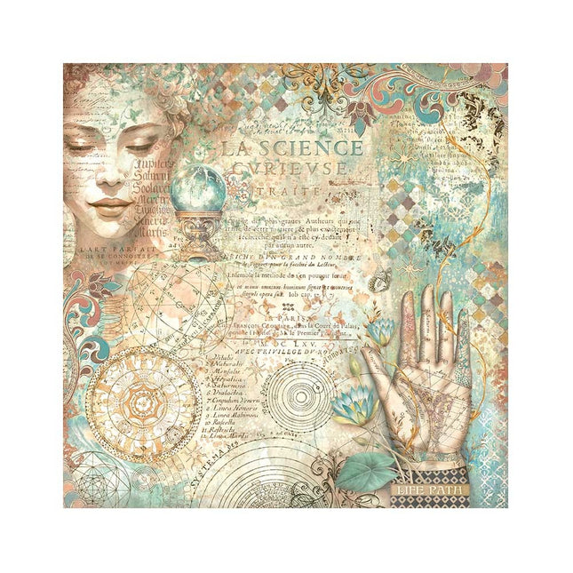 Lot de 4 feuilles de tissu 30x30 cm - Fortune