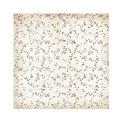 Lot de 4 feuilles de tissu cm 30x30 - Lavande