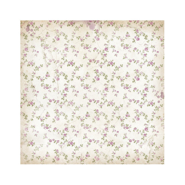 Lot de 4 feuilles de tissu cm 30x30 - Lavande