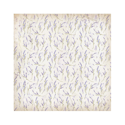 Lot de 4 feuilles de tissu cm 30x30 - Lavande