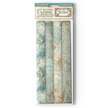 Lot de 4 feuilles de tissu 30x30 cm - Alterego
