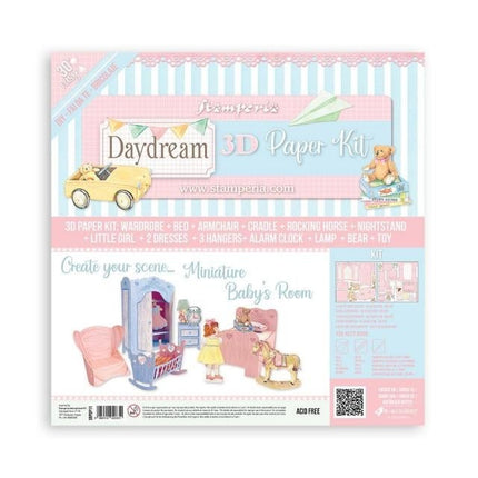 Kit papier 3D - Chambre de bébé DayDream