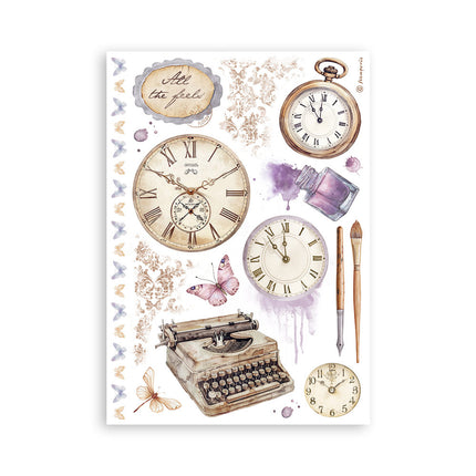 Washi pad 8 sheets A5 - Quiet Days