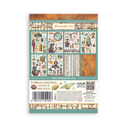 Bloc de washi, 8 feuilles A5 - A new Beginning