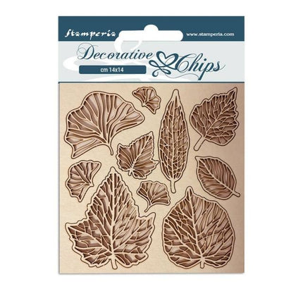 Éléments décoratifs cm 14x14 - Maison du Jardin romantique feuilles