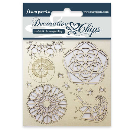 Chips décoratifs cm. 14x14 Arctique