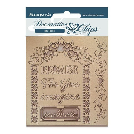Copeaux décoratifs cm 14x14 - Garden of Promises Une promesse pour toi